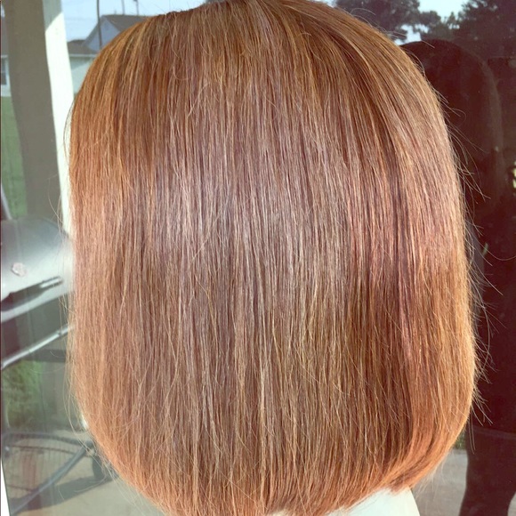 Blunt cut Bob Wig